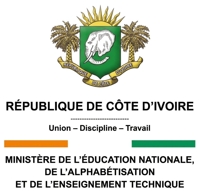 République de Côte d’Ivoire, Ministère de l’Éducation nationale, de l’Alphabétisation et de l’Enseignement technique